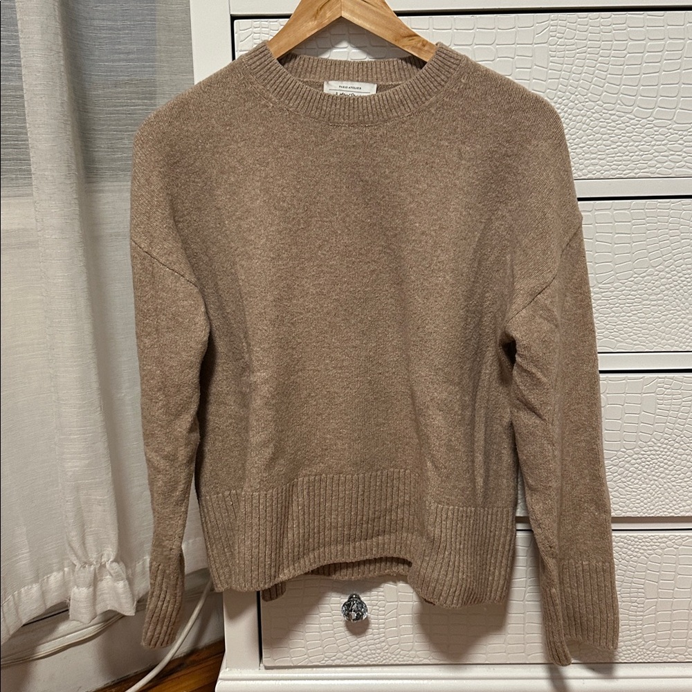 & Other Stories Tan Knit Sweater